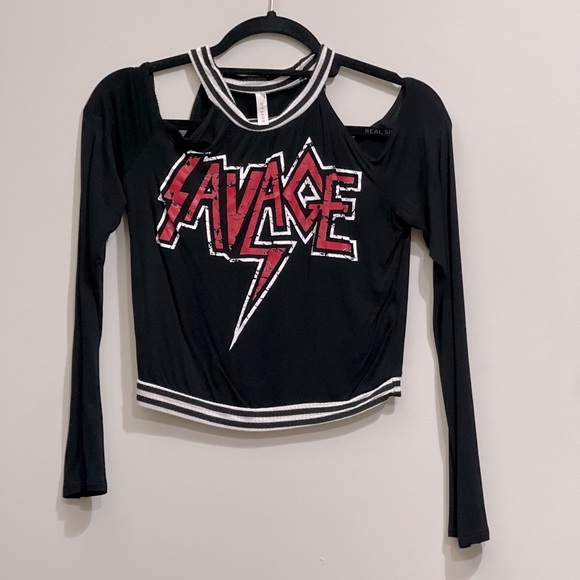 Hysoop crop top with long sleeves - Picture 1 of 2